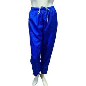 Evr 90s Blue Windbreaker Pants Medium